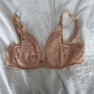 Aubade Lace Underwire Bra - Nude Pink